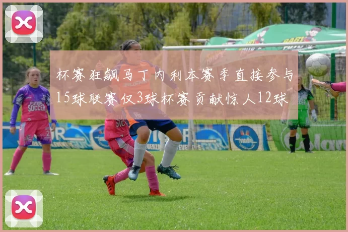 杯赛狂飙马丁内利本赛季直接参与15球联赛仅3球杯赛贡献惊人12球